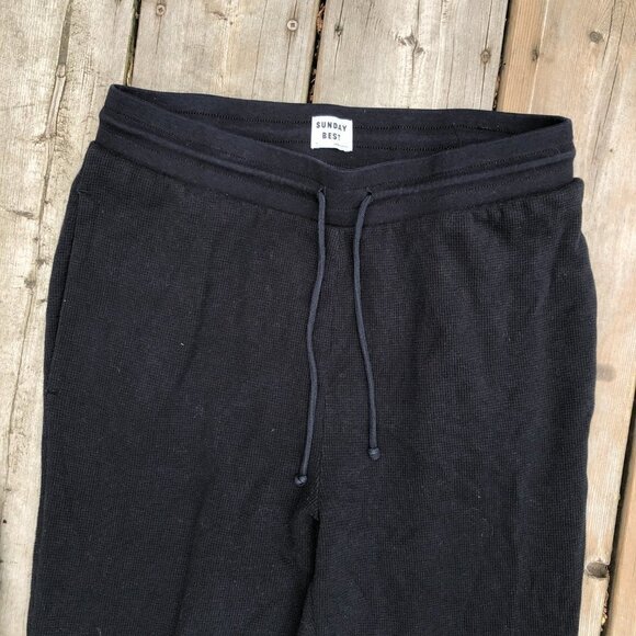 Sunday Best Waffle Knit Sweatpants Medium - Picture 4 of 4
